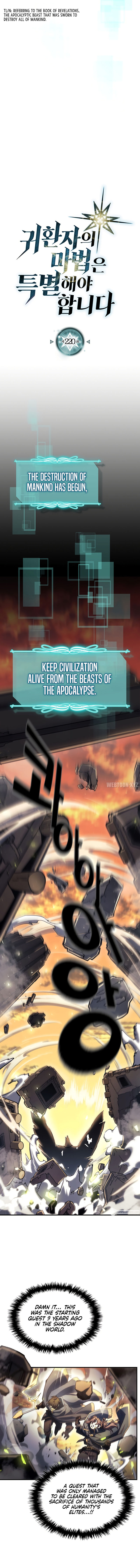 Read A Returner's Magic Should Be Special Manga Online