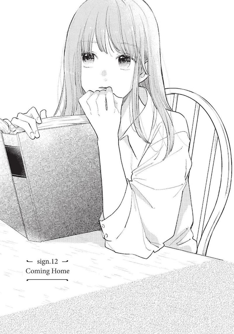 Read A Sign of Affection Manga Online
