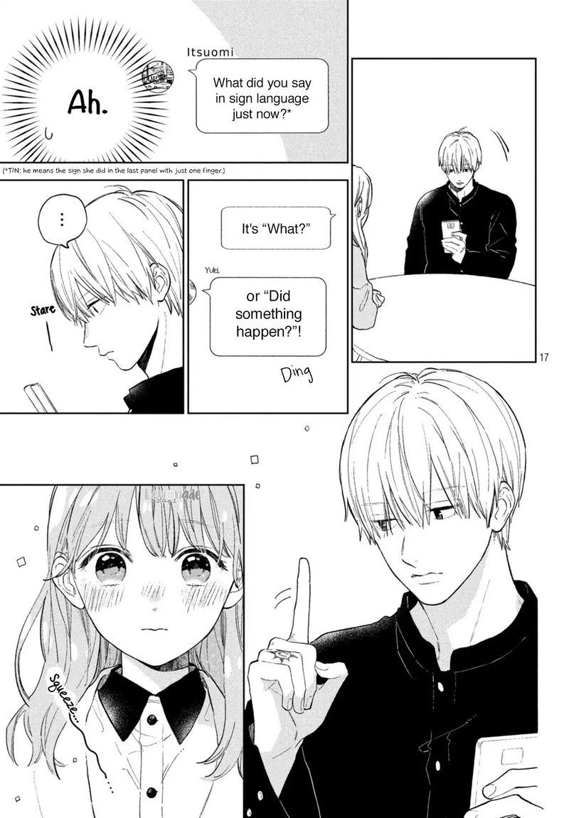Read A Sign of Affection Manga Online