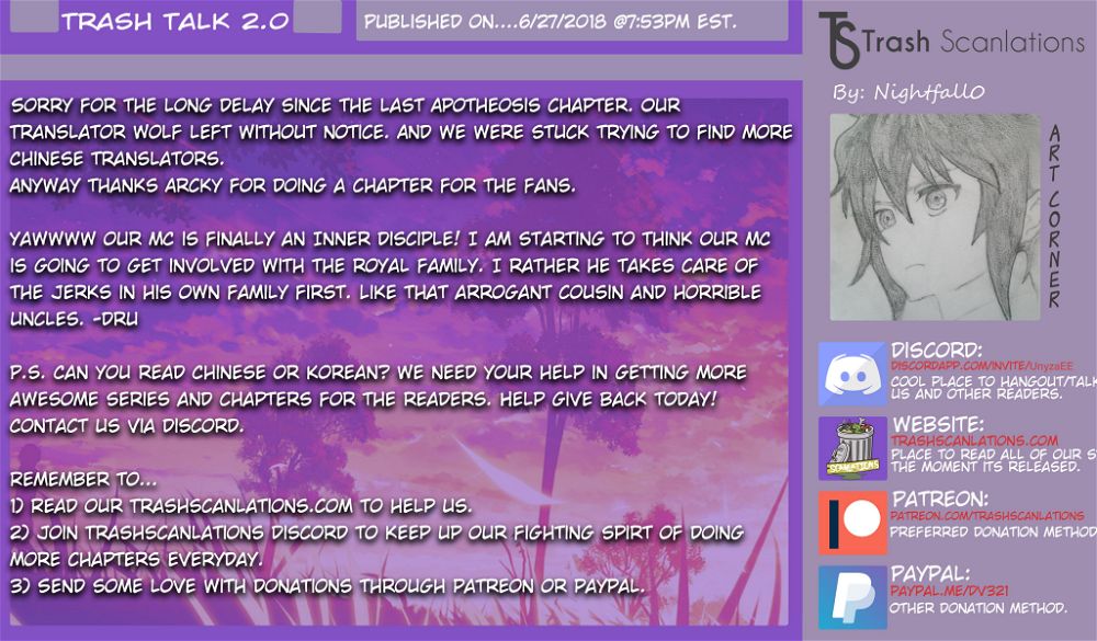 Read Apotheosis Manga Online