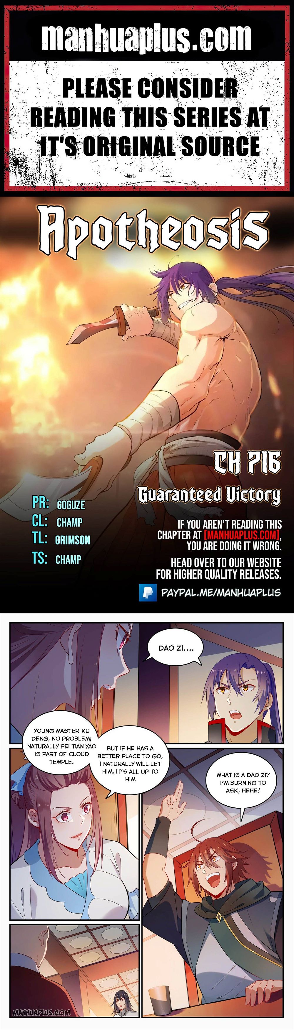 Read Apotheosis Manga Online