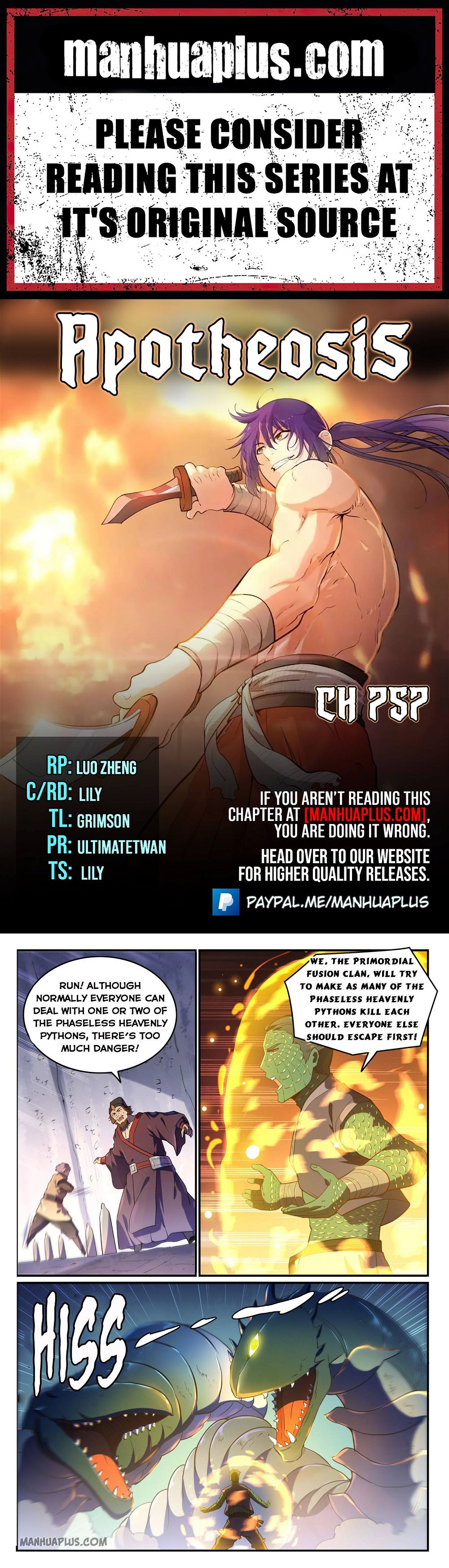 Read Apotheosis Manga Online