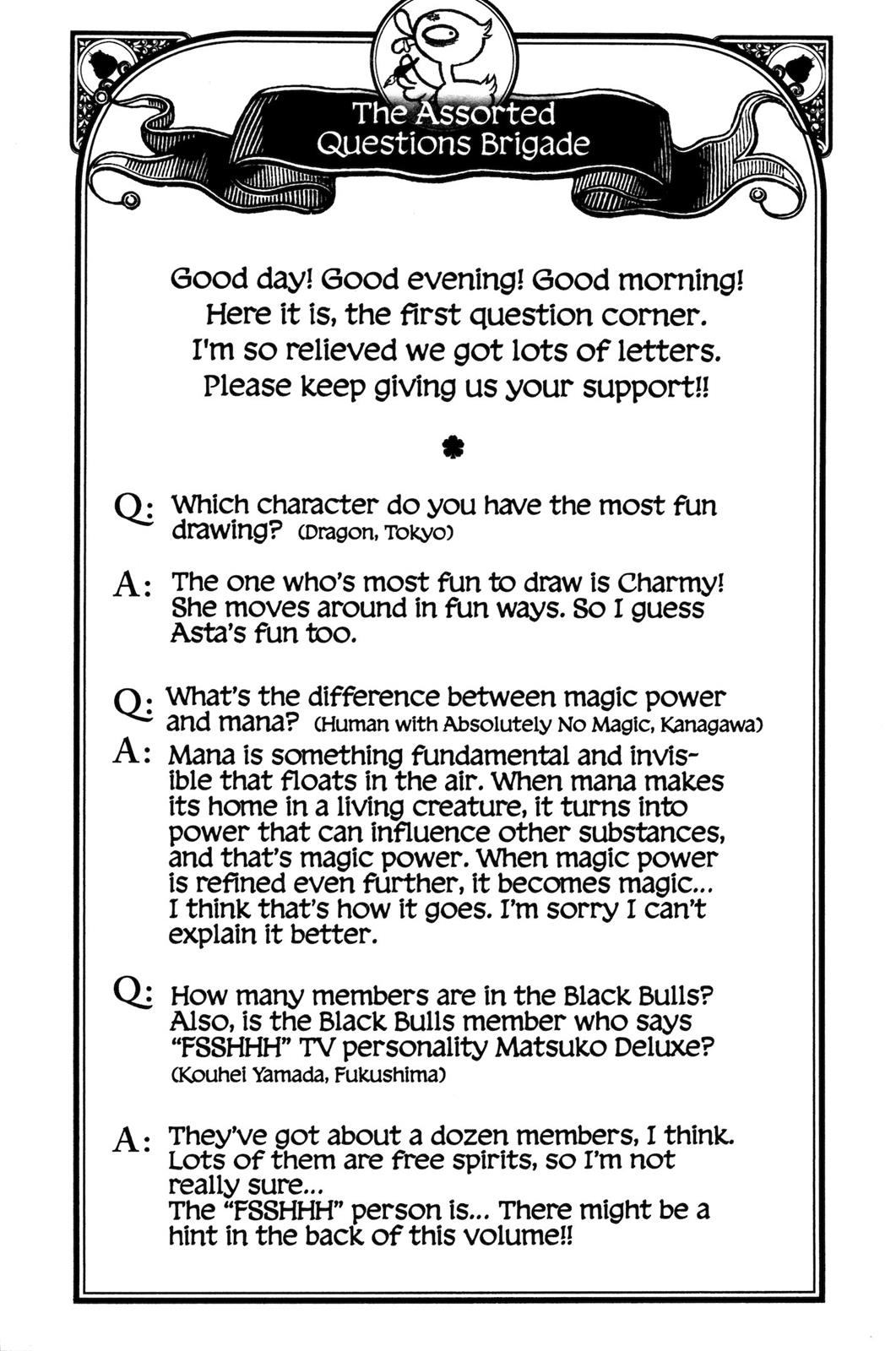 Read Black Clover Manga Online