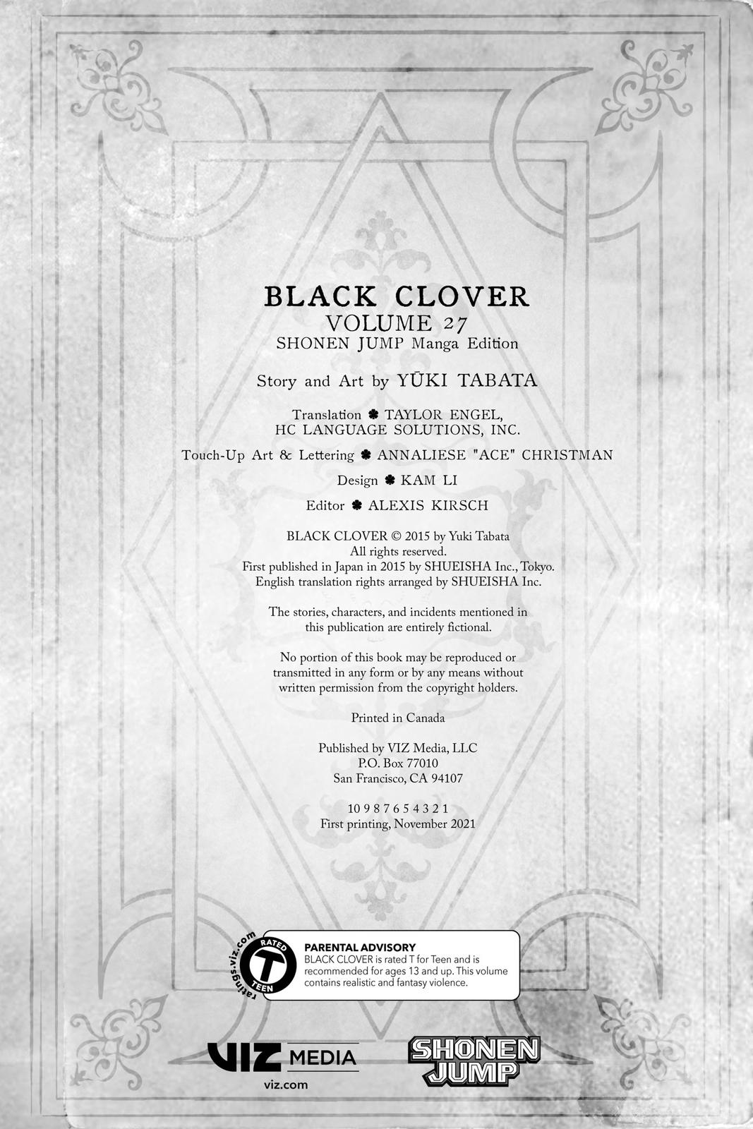 Read Black Clover Manga Online
