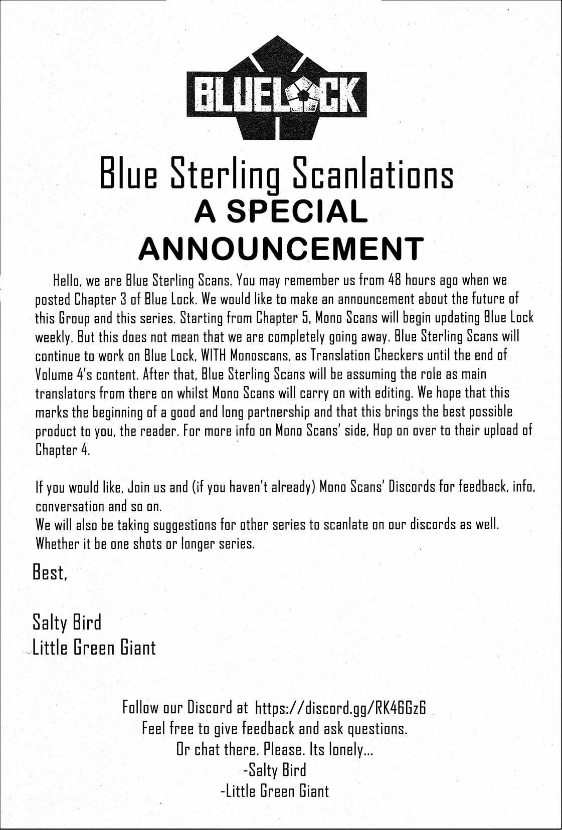 Read Blue Lock Manga Online