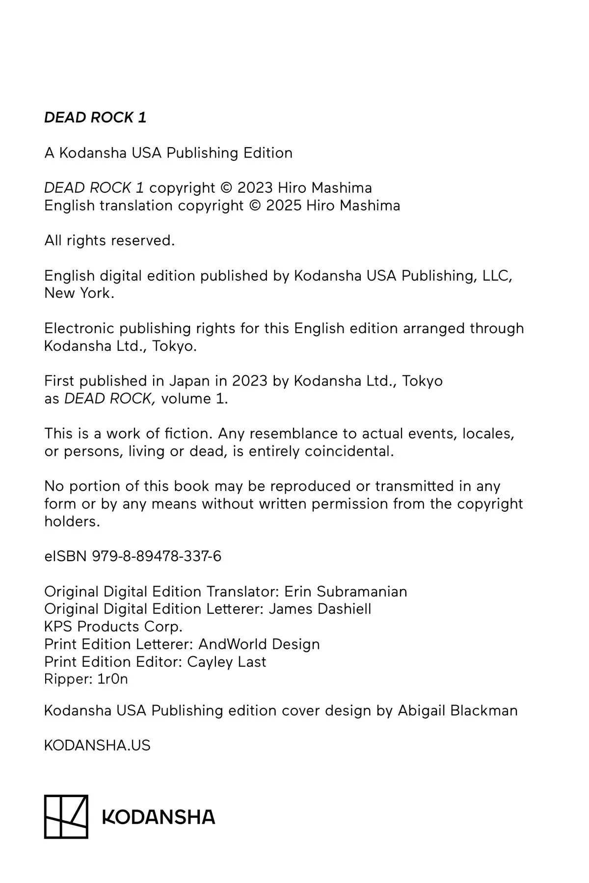 Read Dead Rock Manga Online