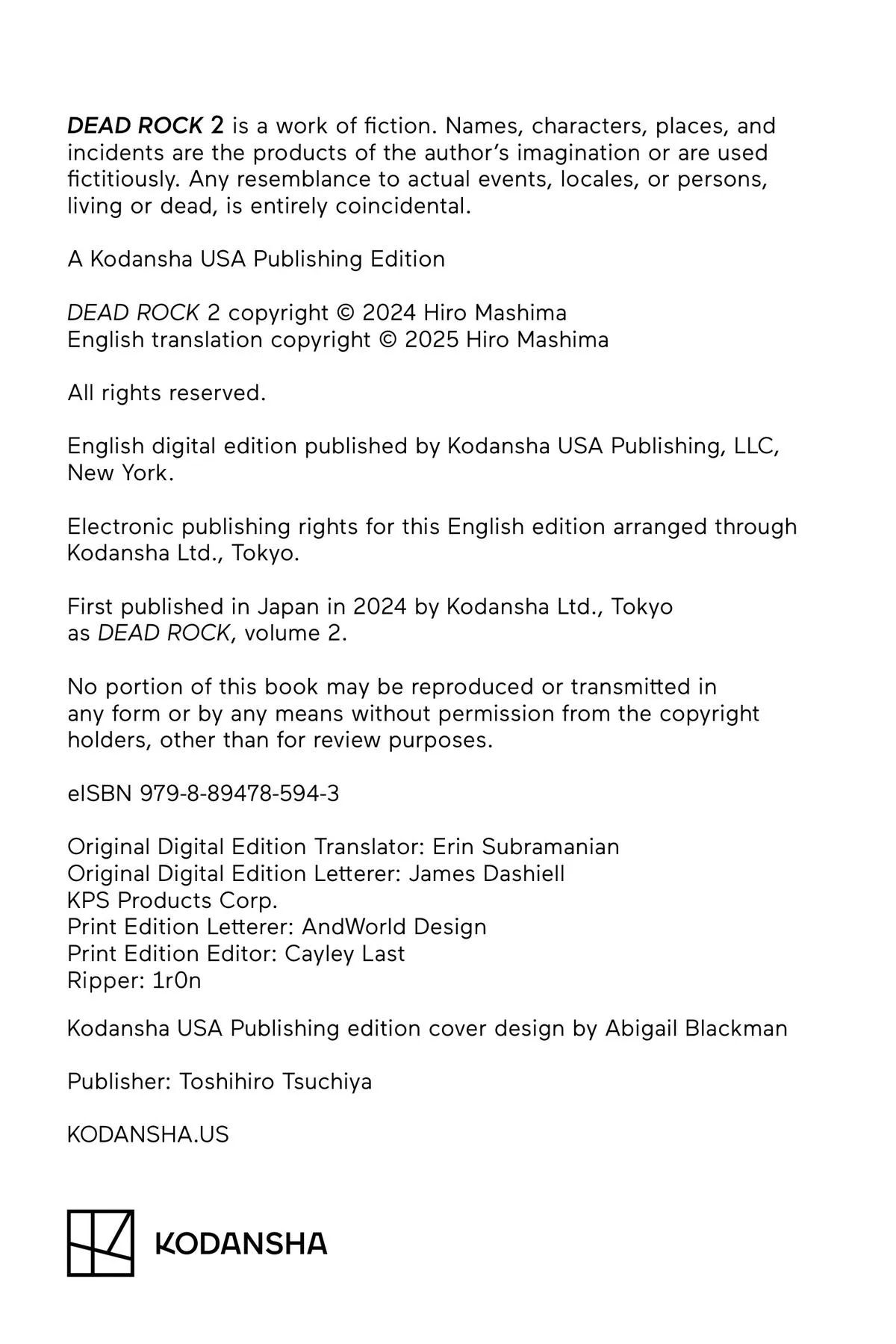 Read Dead Rock Manga Online