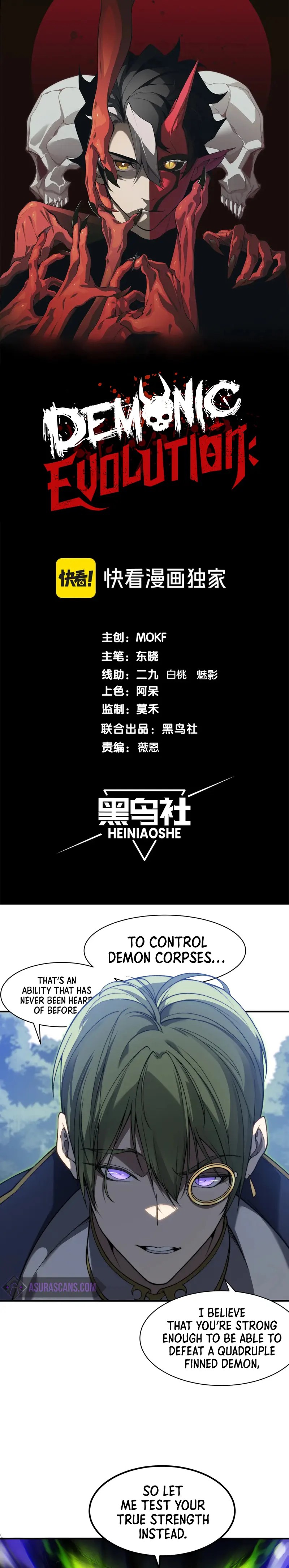 Read Demonic Evolution Manga Online