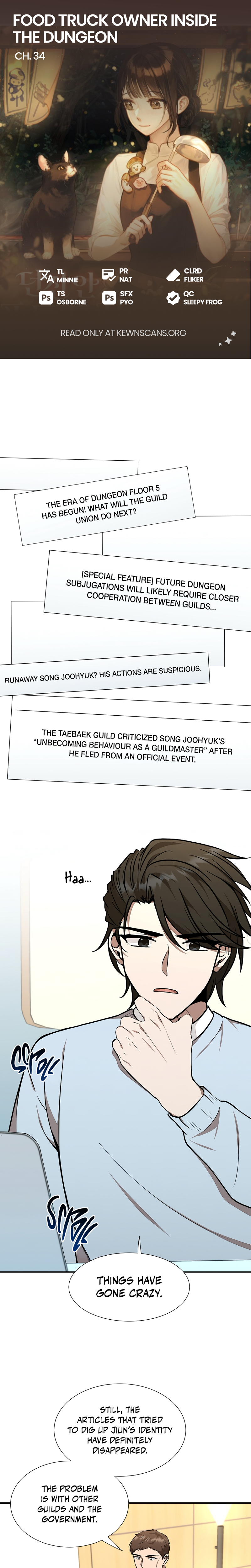 Read Food Truck Owner Inside the Dungeon Manga Online