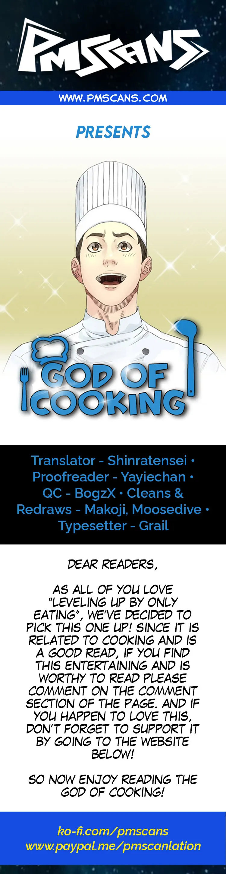Read God of Cooking Manga Online