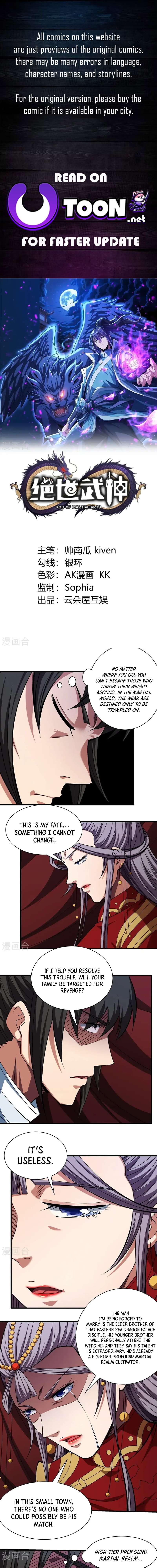 Read God of Martial Arts Manga Online