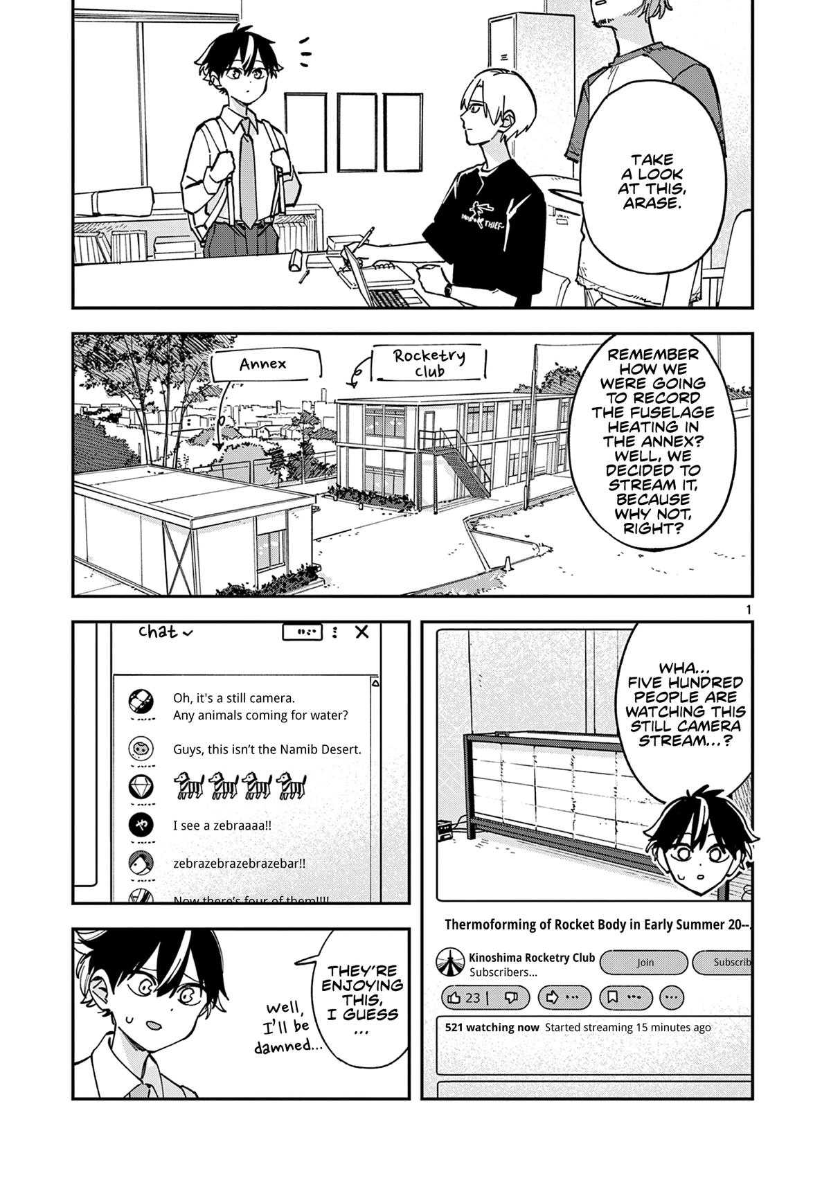 Read Houkago, Bokura wa Uchuu ni Madou Manga Online