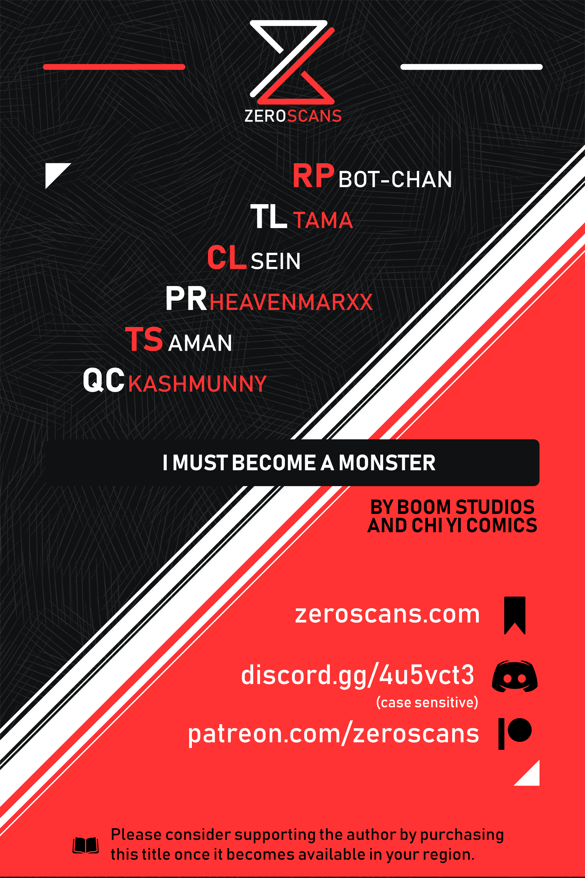 Read I Must Become A Monster Manga Online