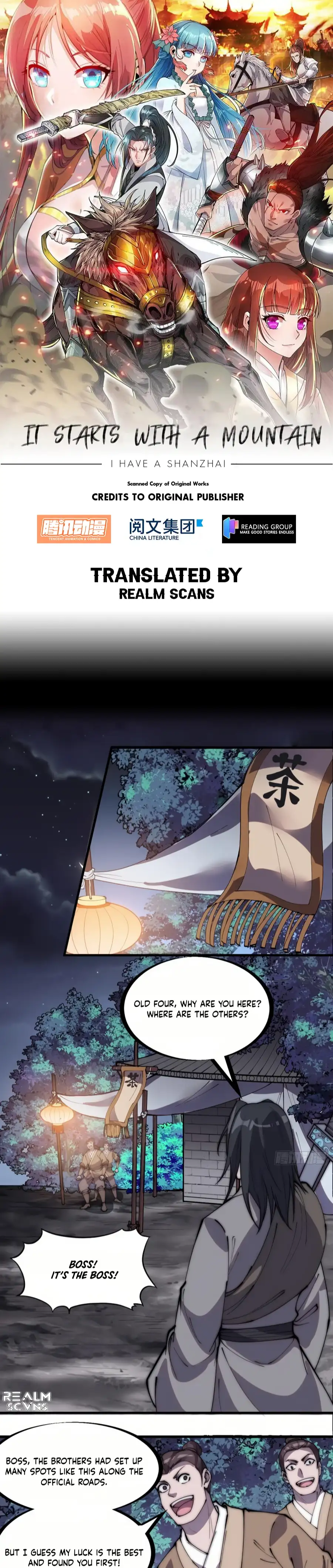 Read It Starts With A Mountain Manga Online