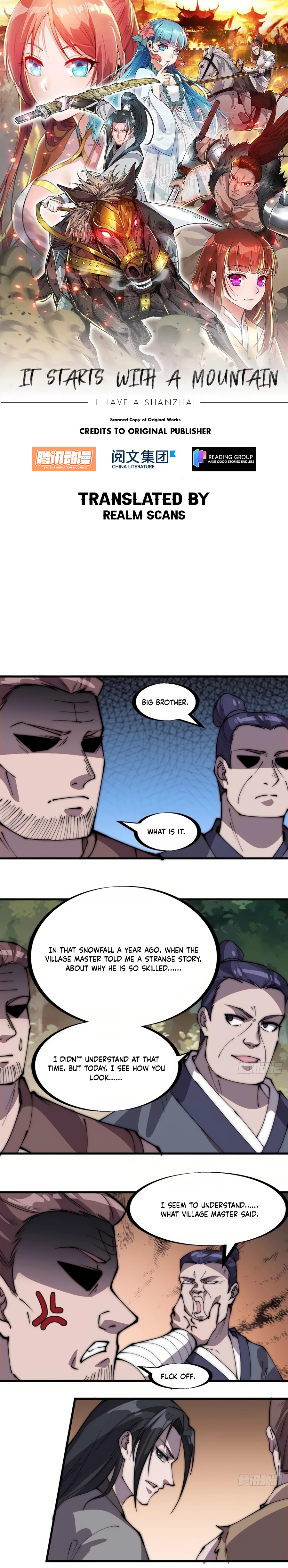 Read It Starts With A Mountain Manga Online