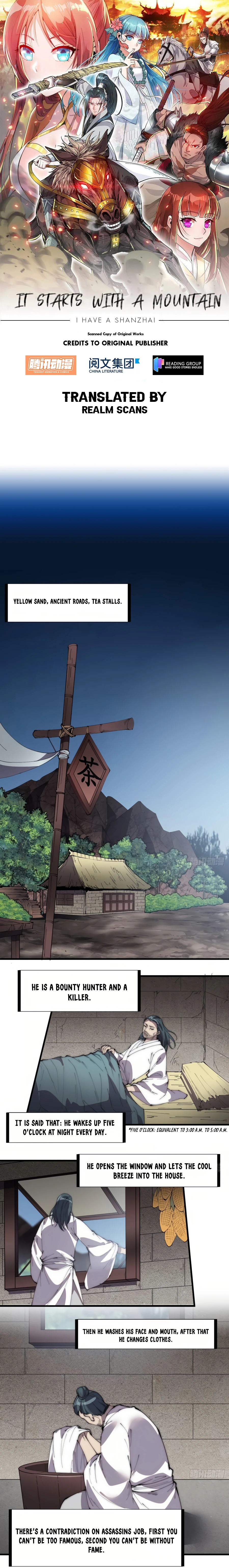 Read It Starts With A Mountain Manga Online