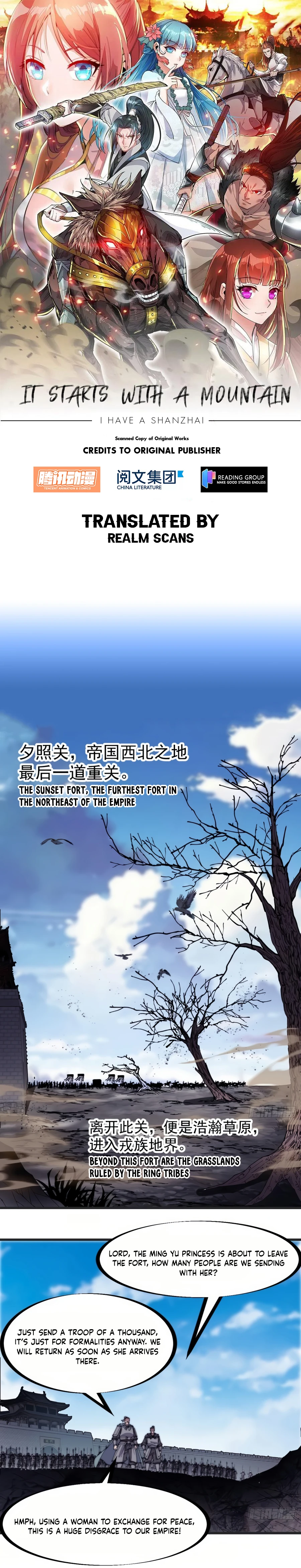 Read It Starts With A Mountain Manga Online