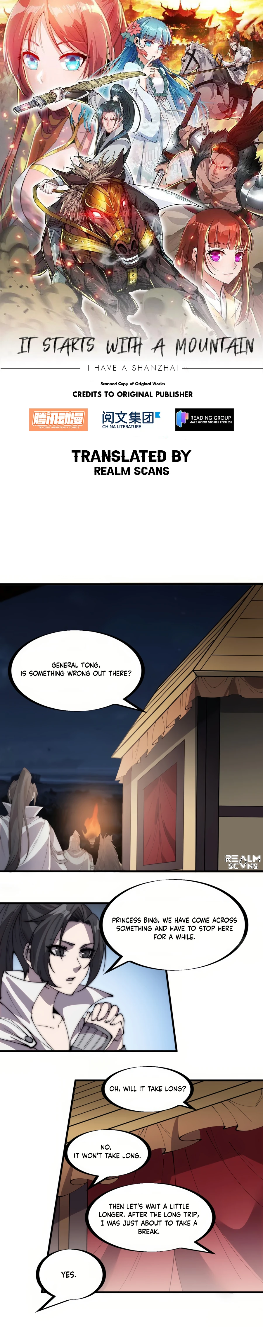 Read It Starts With A Mountain Manga Online