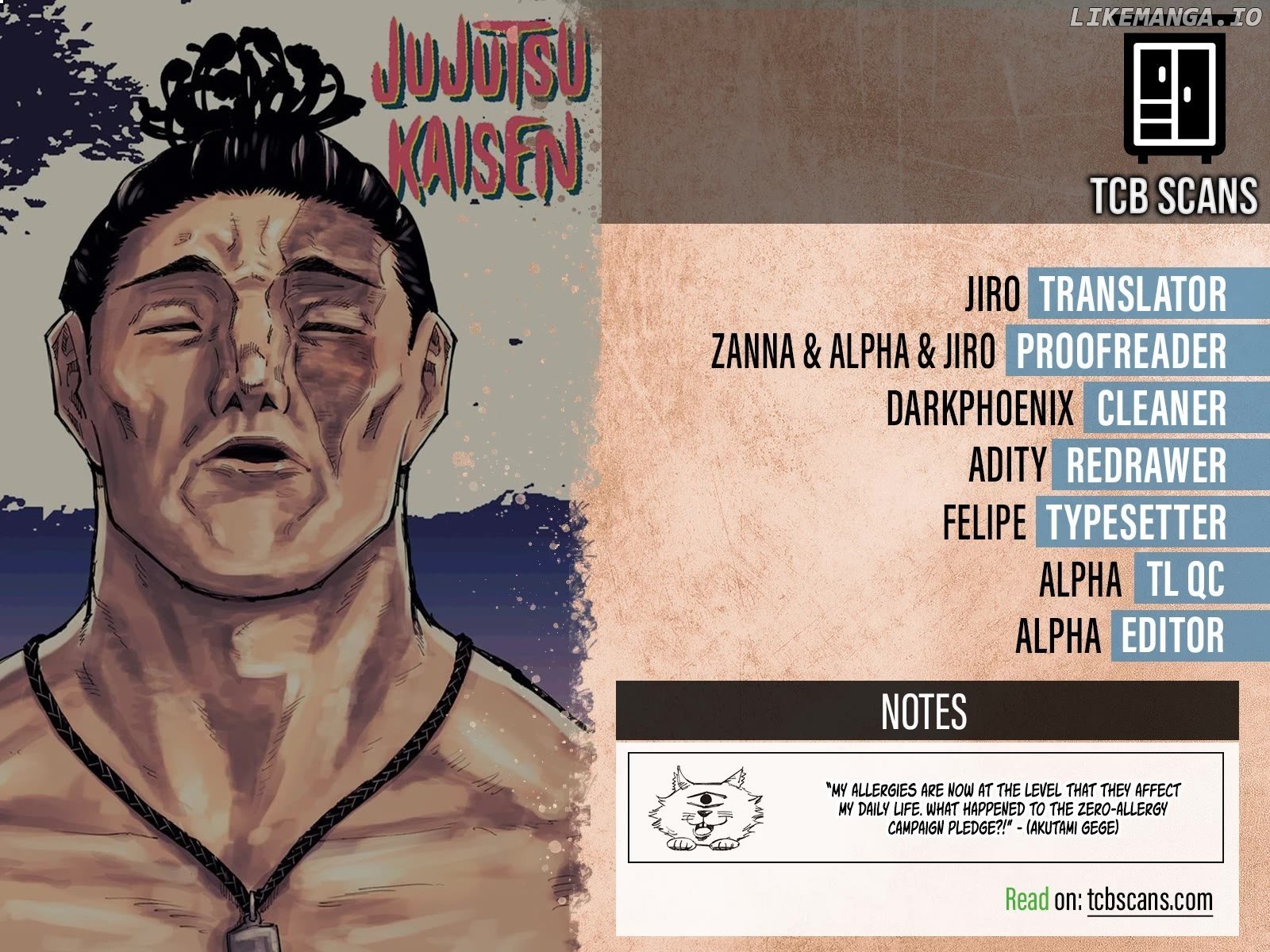 Read Jujutsu Kaisen Manga Online