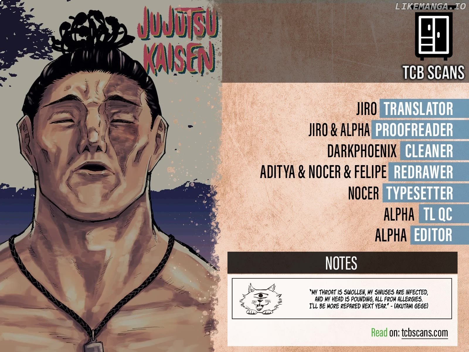 Read Jujutsu Kaisen Manga Online