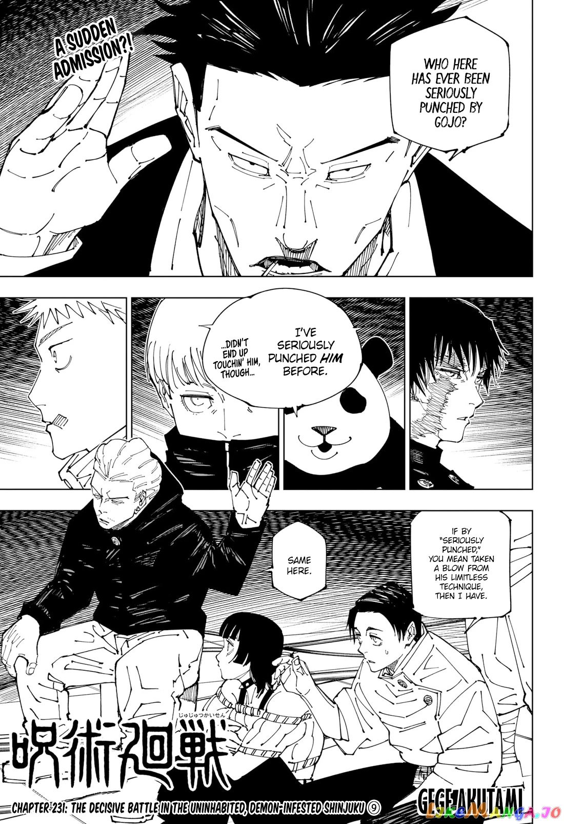 Read Jujutsu Kaisen Manga Online