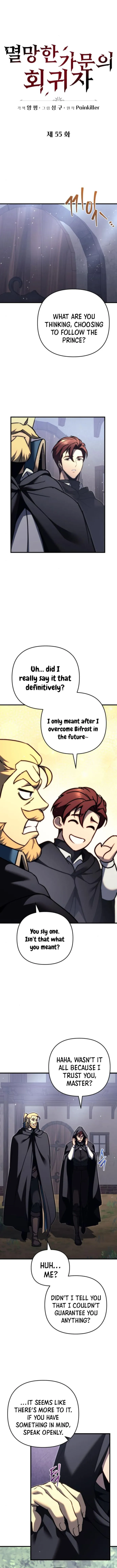 Read Regressor of the Fallen family Manga Online