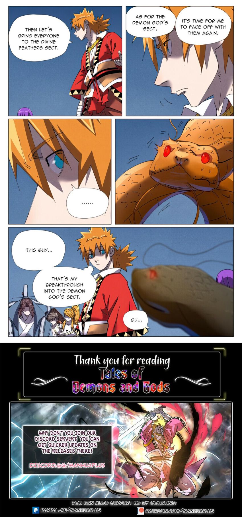 Read Tales of Demons and Gods Manga Online