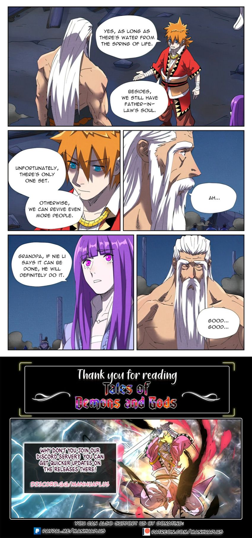 Read Tales of Demons and Gods Manga Online