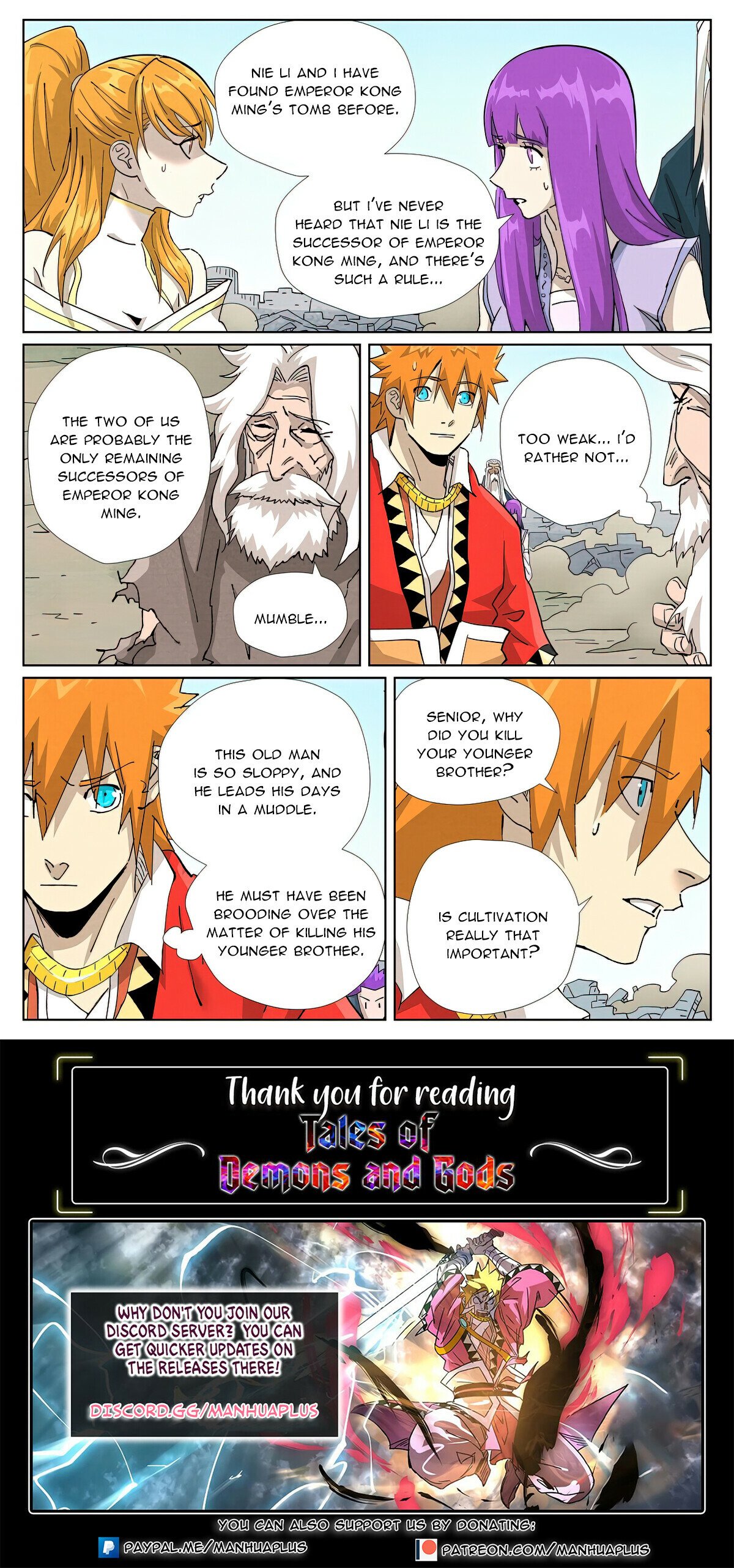 Read Tales of Demons and Gods Manga Online