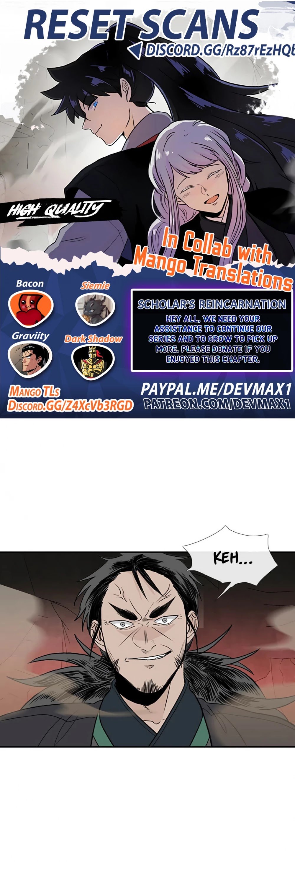 Read The Scholar's Reincarnation Manga Online