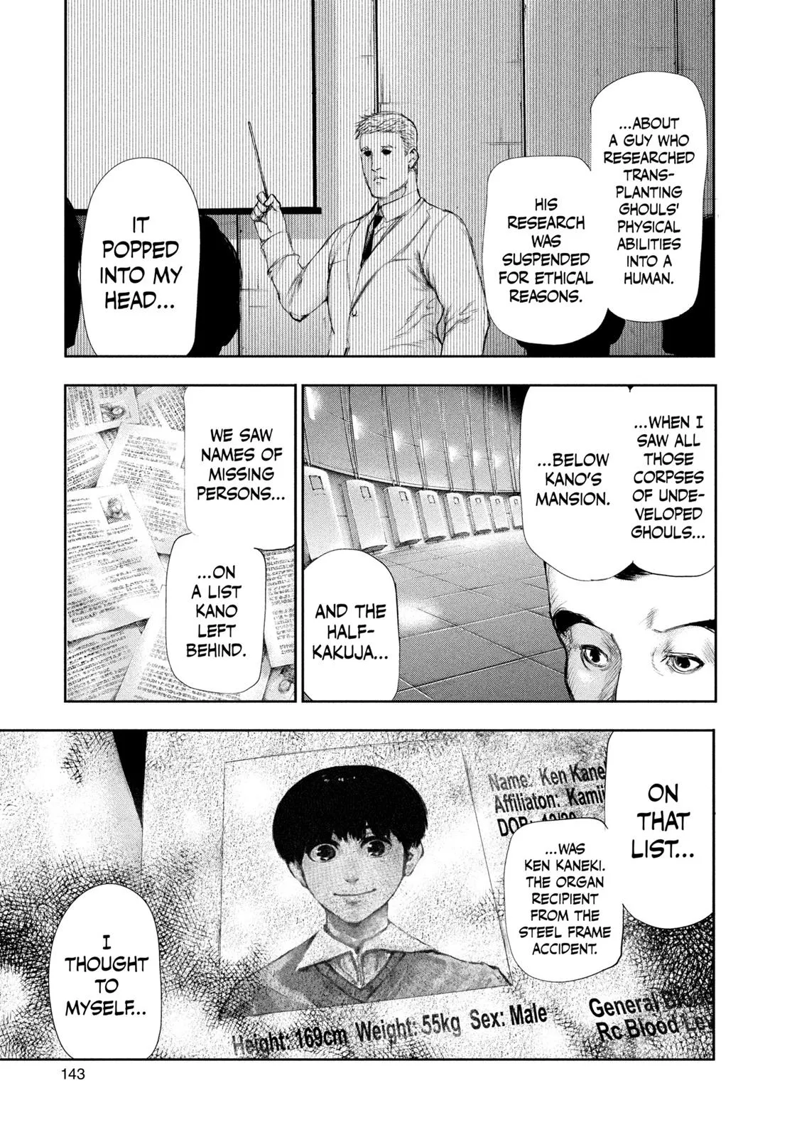 Read Tokyo Ghoul Manga Online
