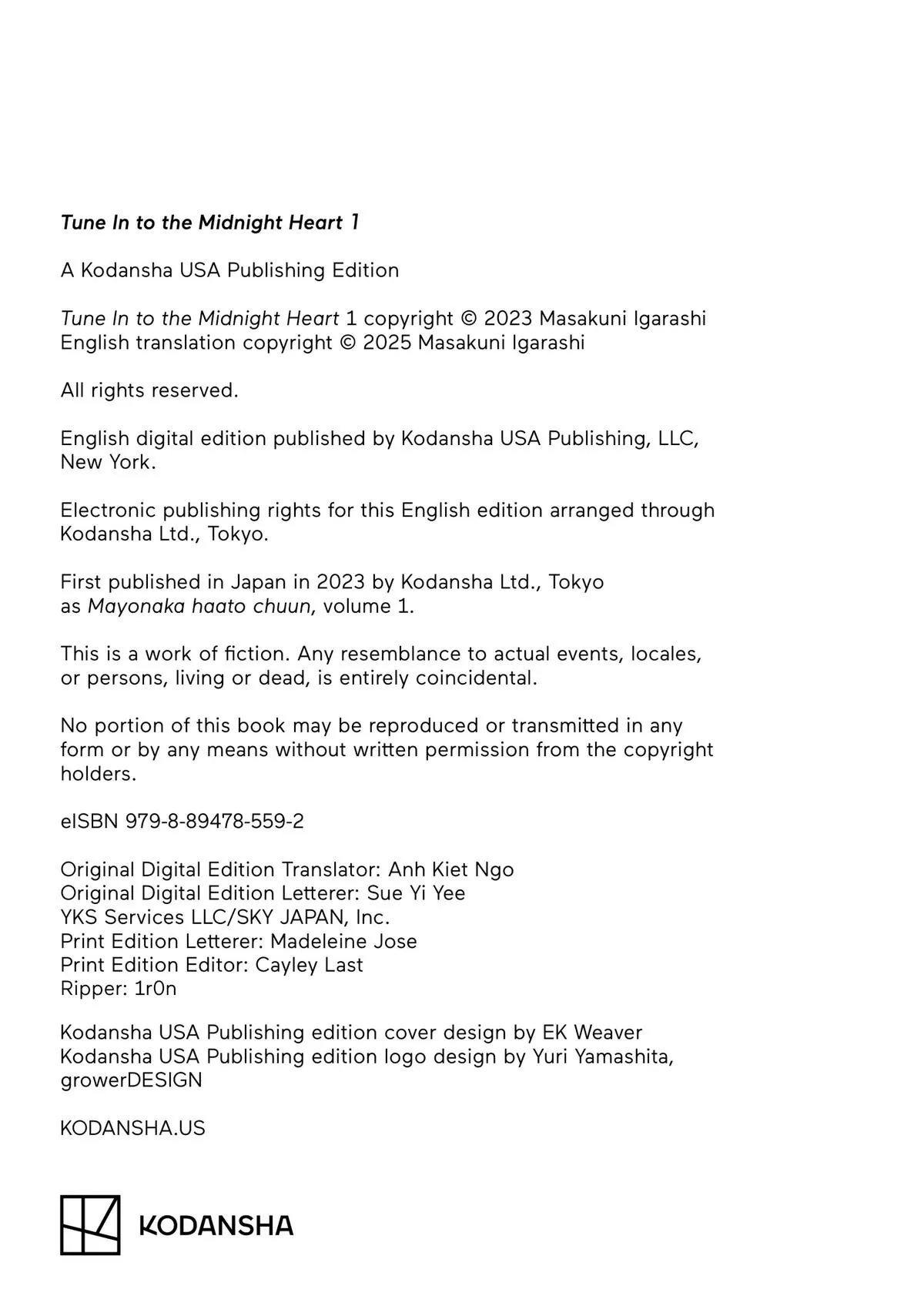 Read Tune In to the Midnight Heart Manga Online