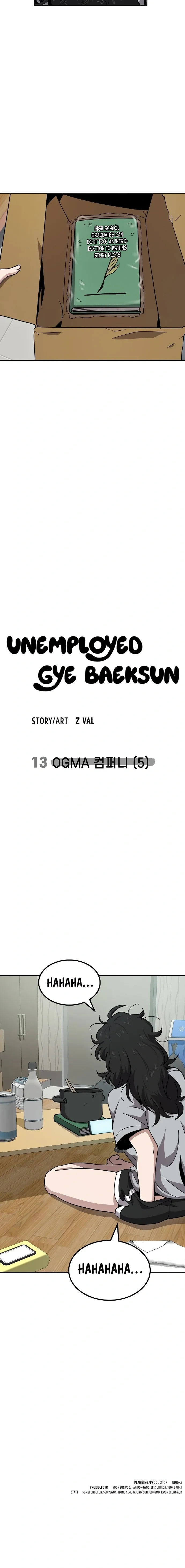 Read Unemployed Gye Baeksun Manga Online