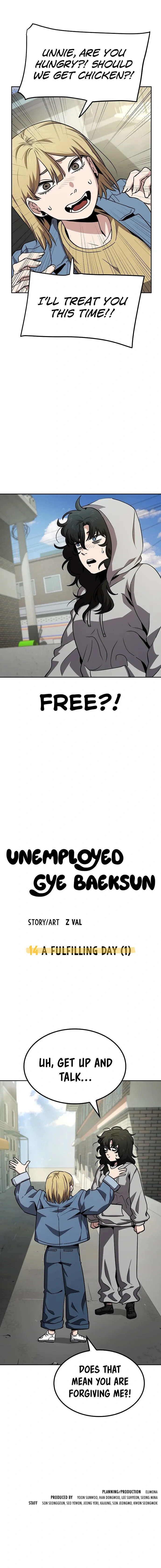 Read Unemployed Gye Baeksun Manga Online