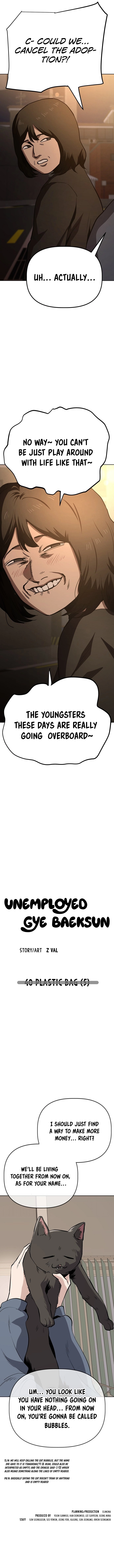Read Unemployed Gye Baeksun Manga Online