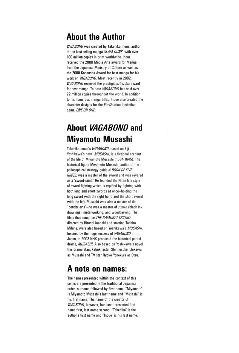 Read Vagabond Manga Online