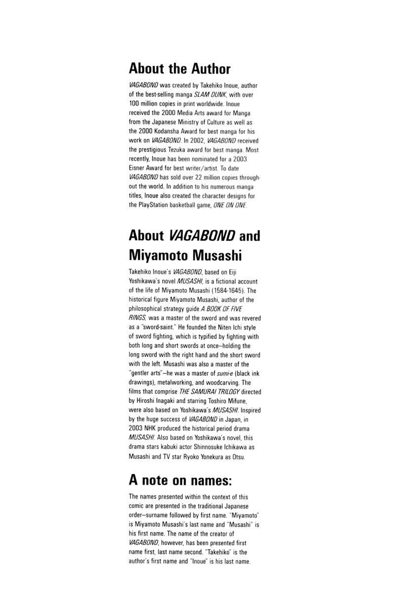 Read Vagabond Manga Online