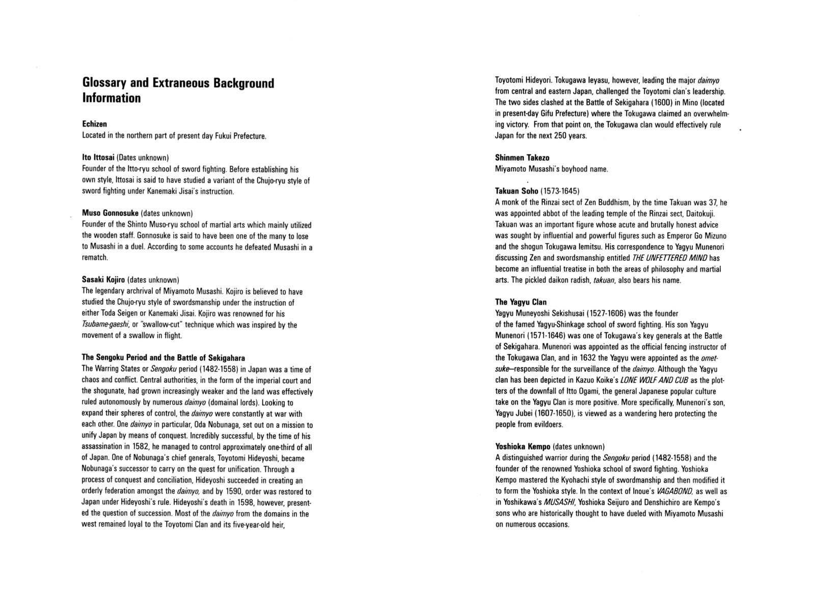 Read Vagabond Manga Online