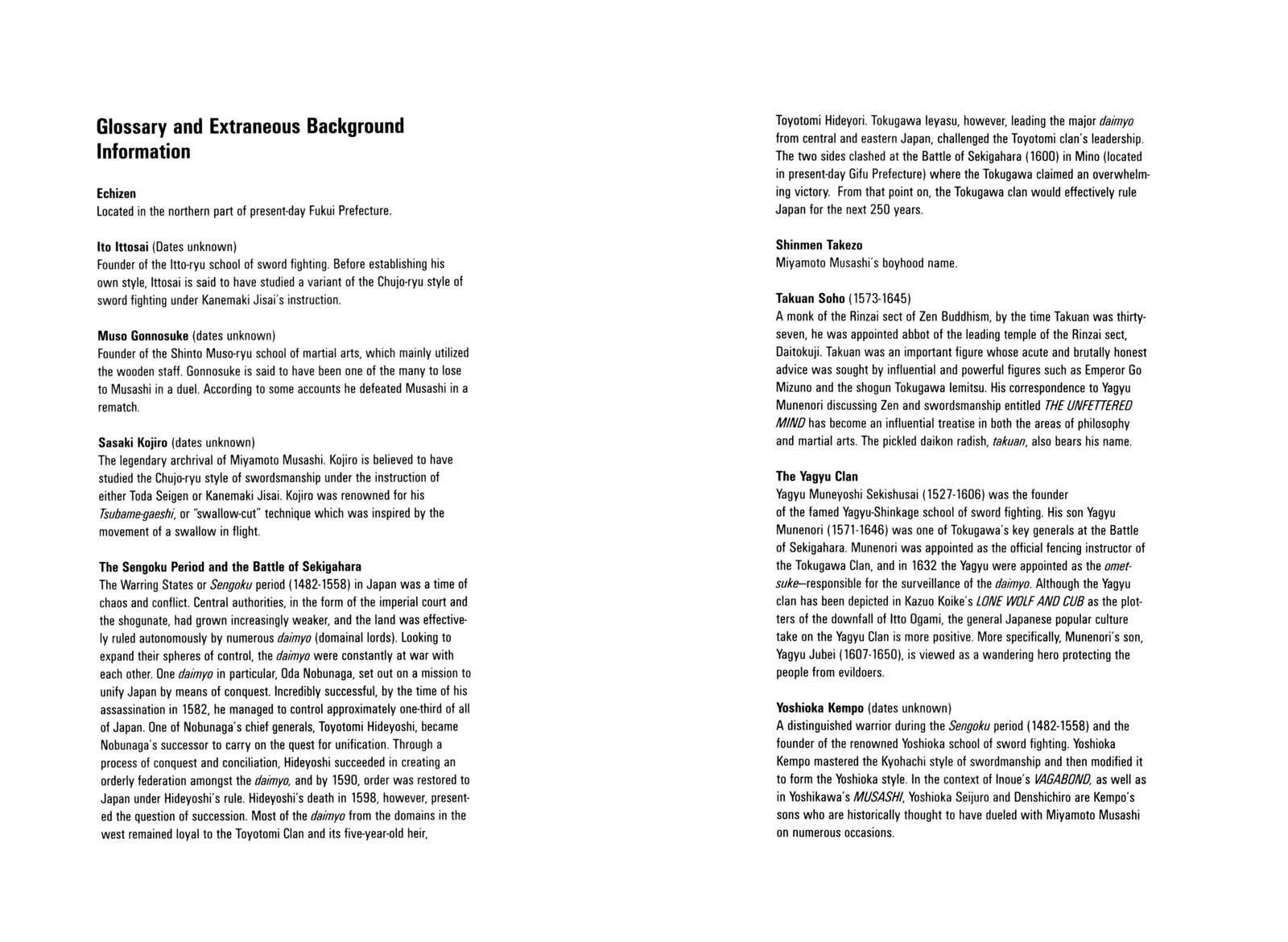 Read Vagabond Manga Online