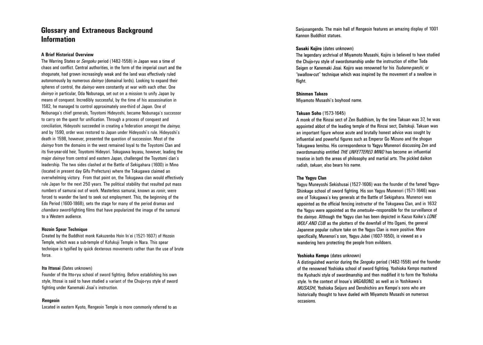 Read Vagabond Manga Online