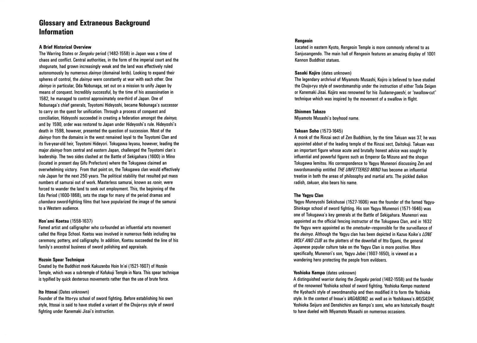 Read Vagabond Manga Online