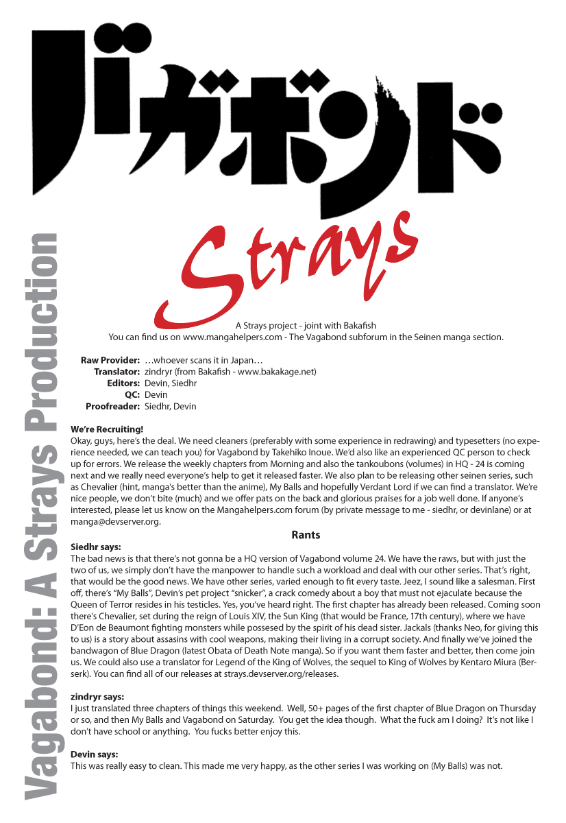 Read Vagabond Manga Online