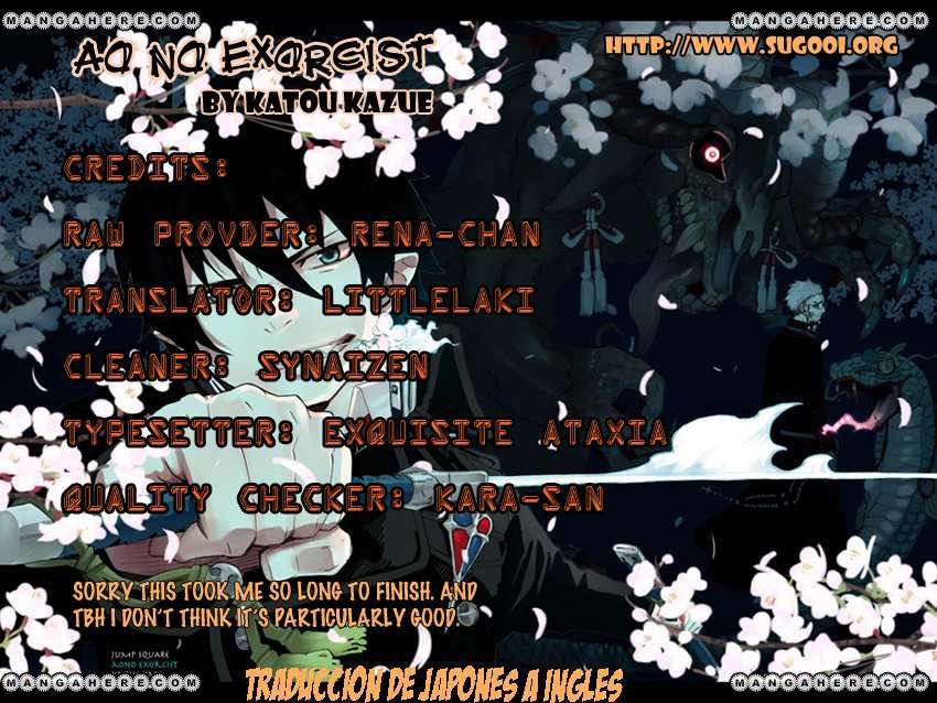 Read Ao no Exorcist es Manga Online