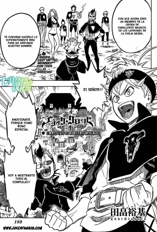Read Black Clover es Manga Online