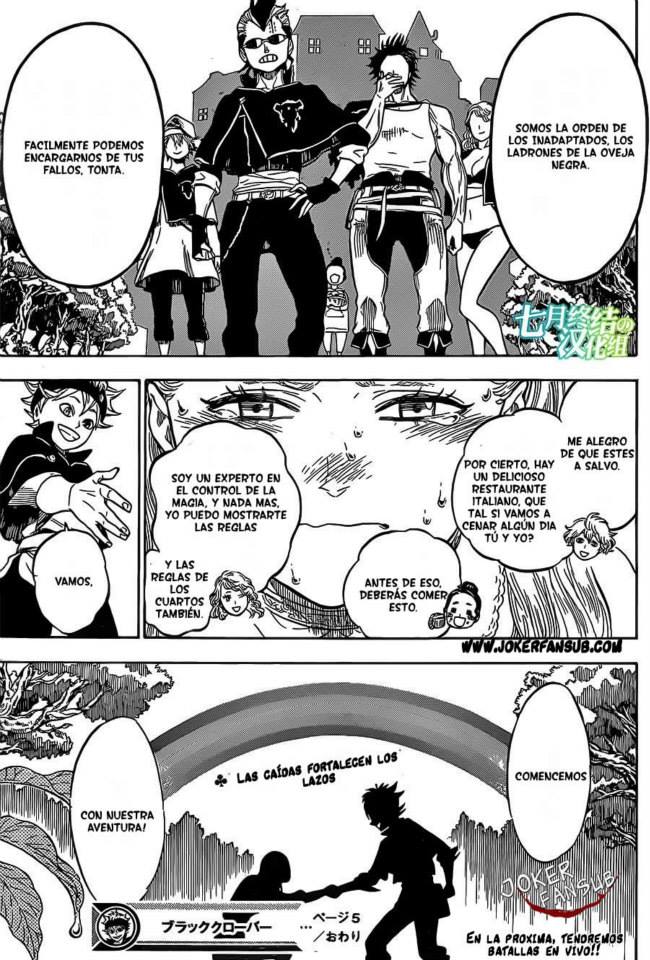 Read Black Clover es Manga Online