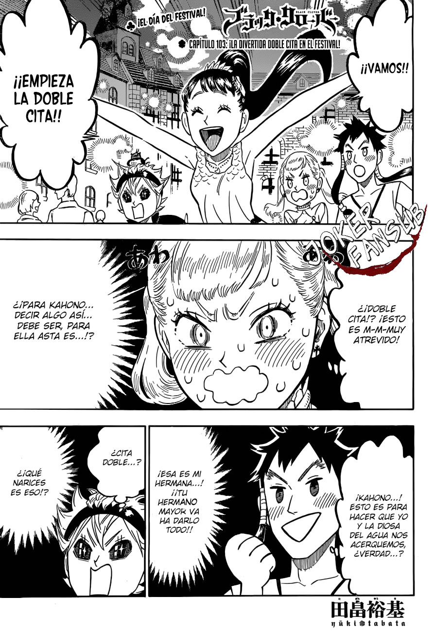 Read Black Clover es Manga Online