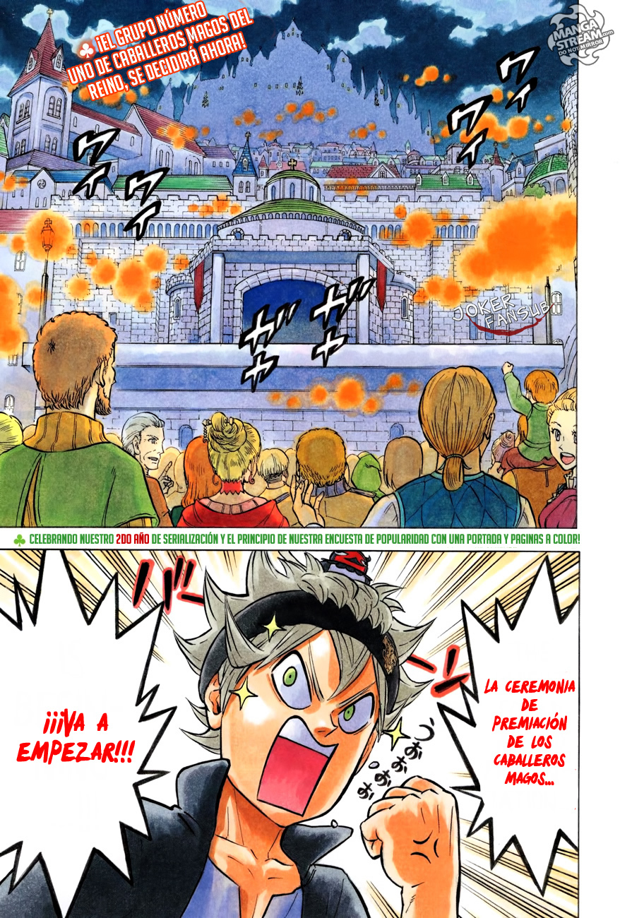 Read Black Clover es Manga Online