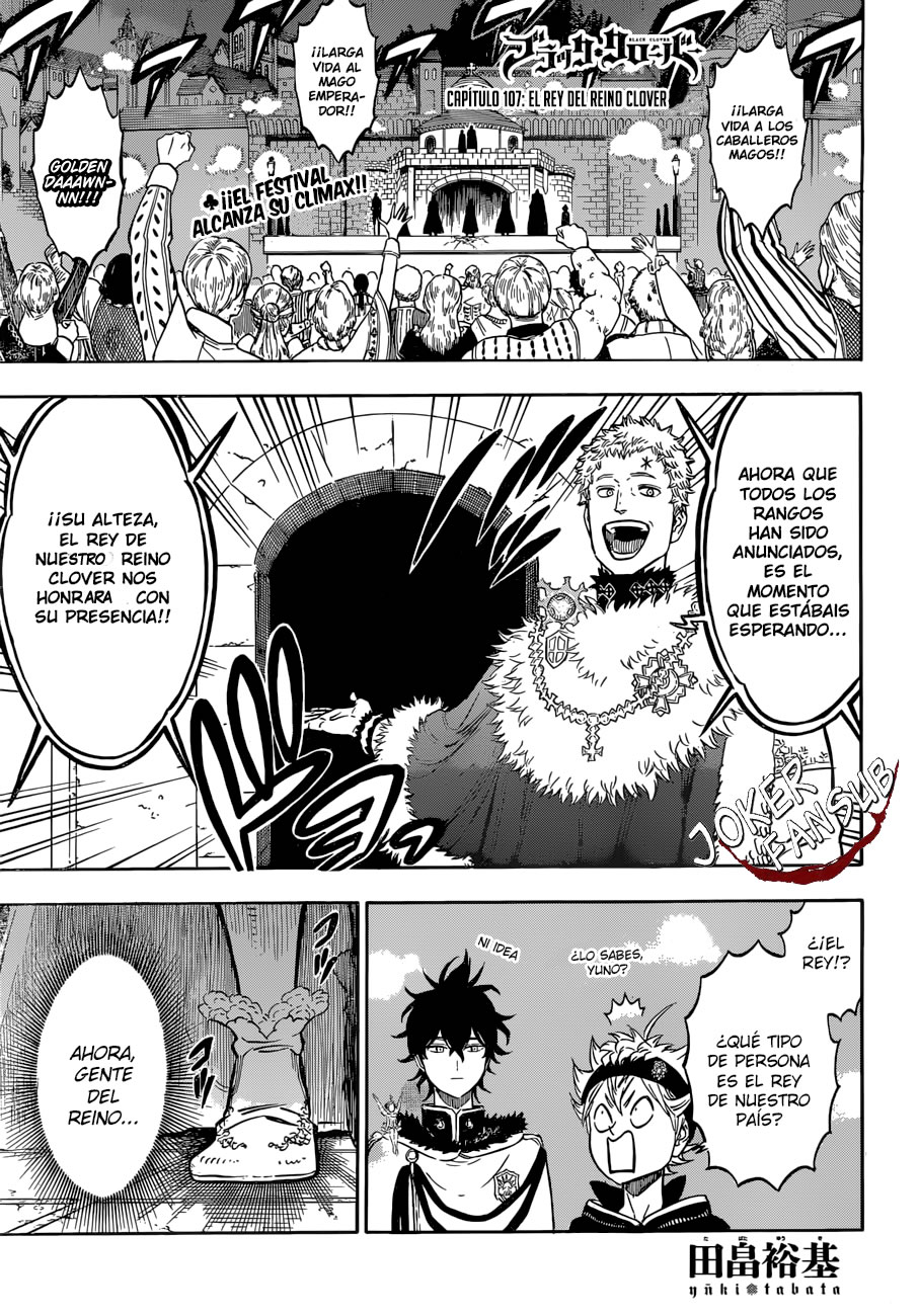 Read Black Clover es Manga Online