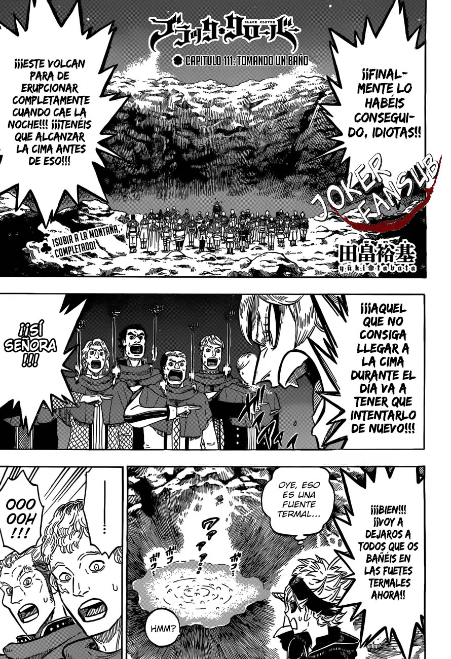 Read Black Clover es Manga Online
