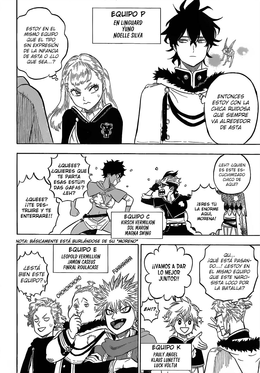 Read Black Clover es Manga Online